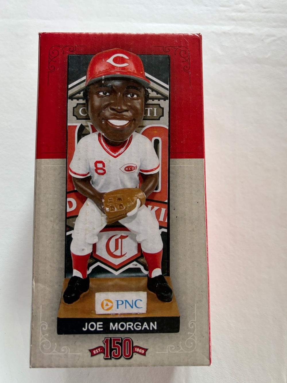 Joe Morgan 2012 Cincinnati Reds bobblehead 150 series